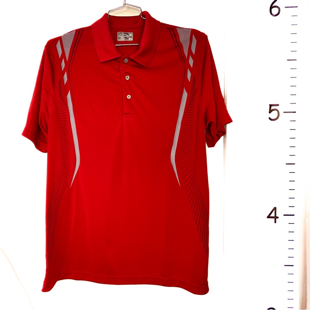 Champions Tour Red Polo Golf Short Sleeve Shirt Men's‎ XL